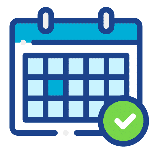 Icon of a calendar